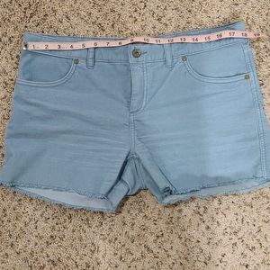arve Designs Size 10 Light Blue Cordoroy Shorts